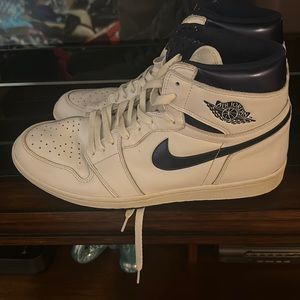 Nike air Jordan 1 Metallic Navy used size 13